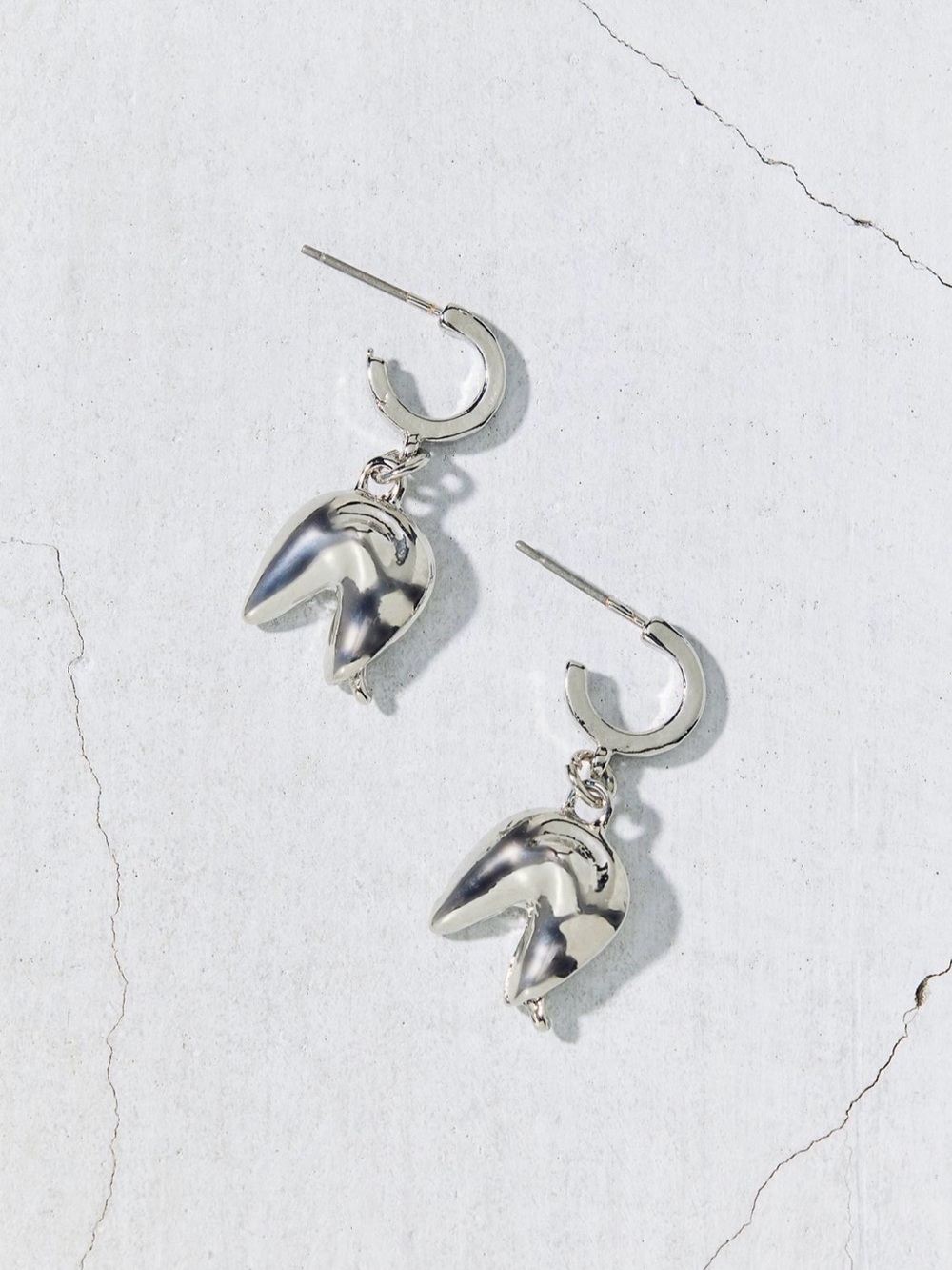 Fortune Cookie Charm Earrings